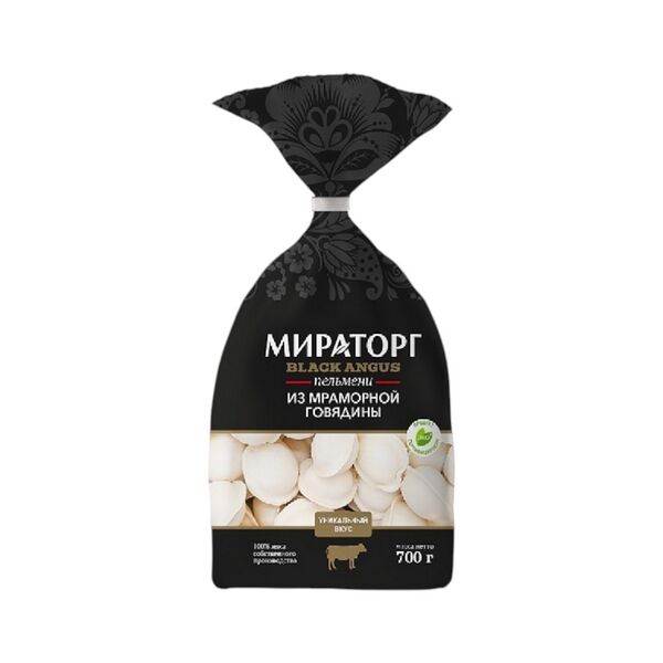Пельмени из мраморной говядины 0,7кг