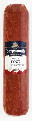 

Колбаса варено-копченая Бахрушинъ Сервелат ГОСТ, вес