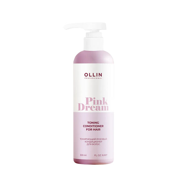 Кондиционер для волос тонирующий Ollin Professional Pink Dream розовый 500 мл