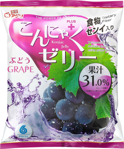 

Желе Konnyaku с натуральным соком Yukiguni виноград + коллаген 96 г
