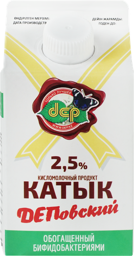 

Катык Dep Деповский 2.5% 500 мл