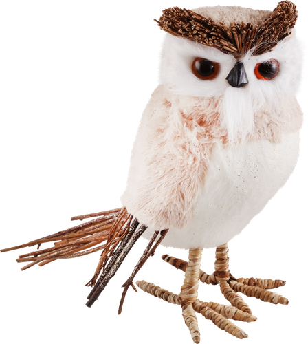 

Фигура новогодняя Homeclub Сова северная серая 25 см 1 шт. цвет в ассортименте