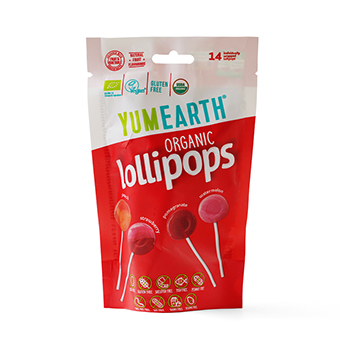

Карамель YumEarth Bio Lollipops на палочке ассорти вкусов гранат, клубника, арбуз, персик 87 г