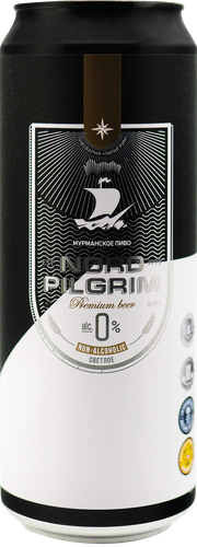 

Пиво безалкогольное Nord Piligrim 0% ж/б 450 г