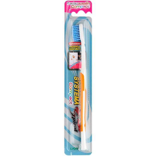 Зубная щетка Lion Systema Compact Head со спиральной щетиной