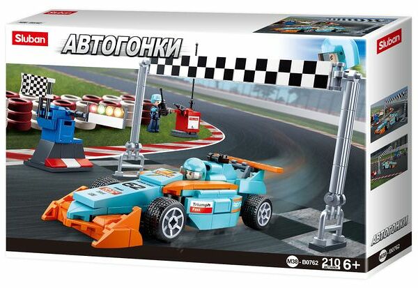 Конструктор Sluban Формула 1, 210 деталей