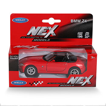 Игрушка Welly модель машины 1:38 с пруж. мех., в ассортименте, Bmw z4 (Convertible), Китай