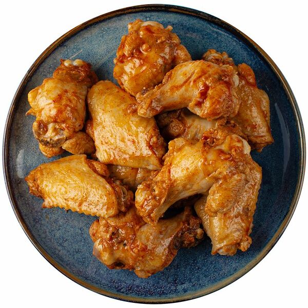 Крылья Баффало куриные острые жареные в кляре, вес