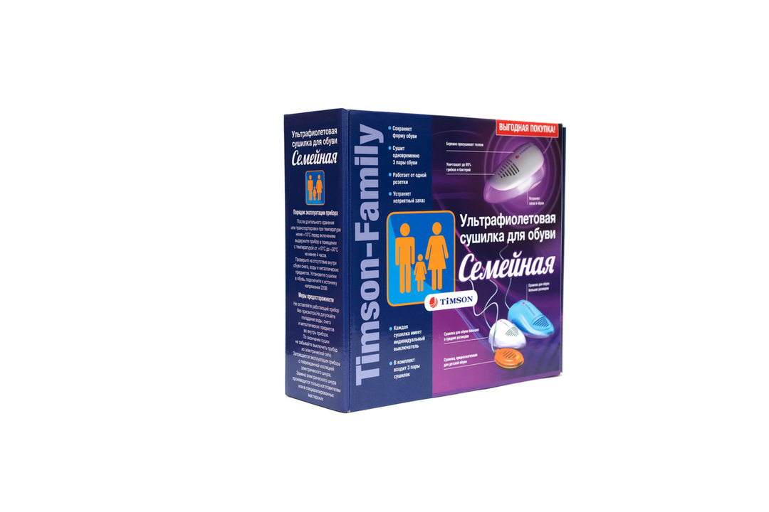 

Сушилка ультрафиолетовая Тимсон Семейная для обуви