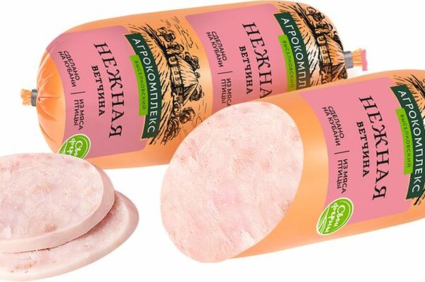 Ветчина Агрокомплекс Нежная вареная 350 г