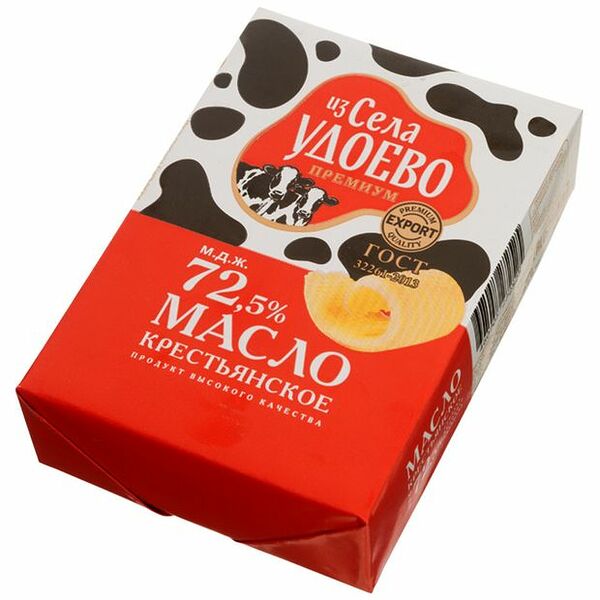 Масло сливочное Из Села Удоево крестьянское 72.5%