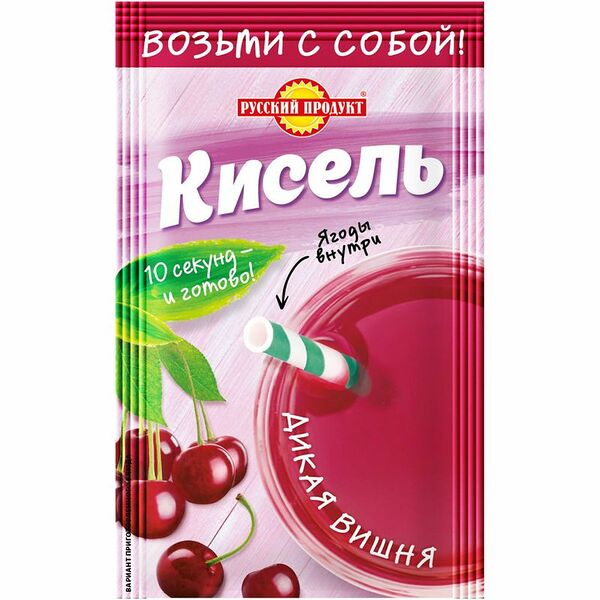 Кисель Русский Продукт Дикая вишня моментального приготовления 25 г