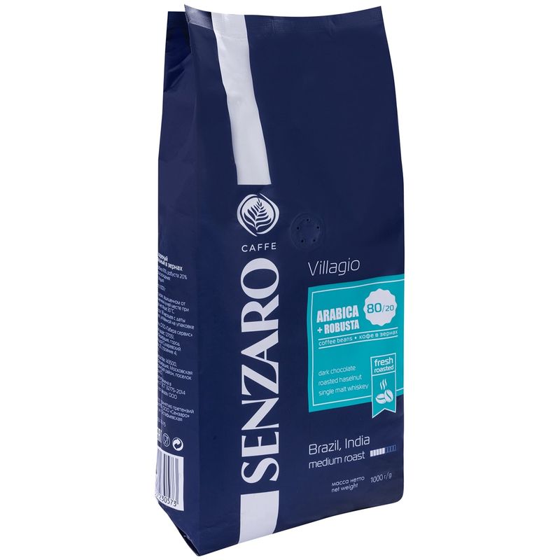 

Кофе в зёрнах Senzaro Villagio 1 кг