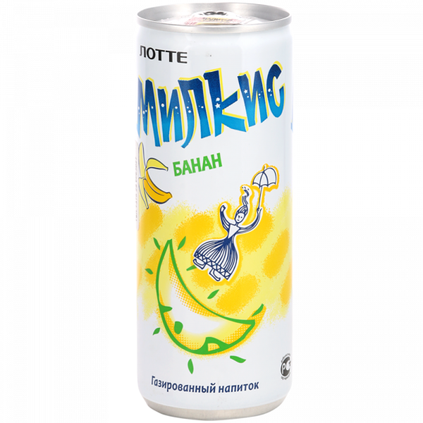 Напиток газированный Milkis банан 250 мл