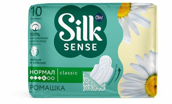 Прокладки Ola! Classick Deo Normal солнечная ромашка, 10 шт