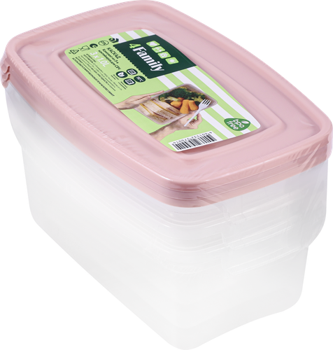 

Комплект контейнеров Полимербыт каскад-2 СВЧ 1 л 3 шт цвет в ассортименте