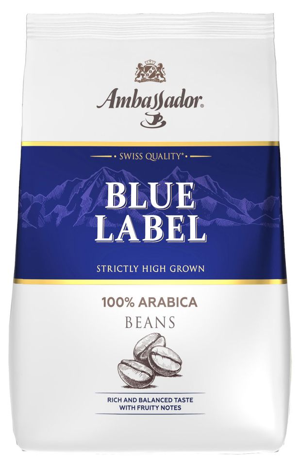 

Кофе в зернах Ambassador Blue Label, 1кг