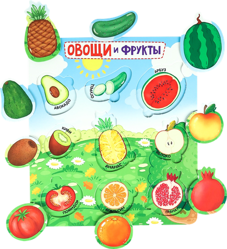 

Игра настольная Рамка-вкладыш, в ассортименте