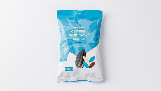 Семечки полосатые жареные соленые, 150г