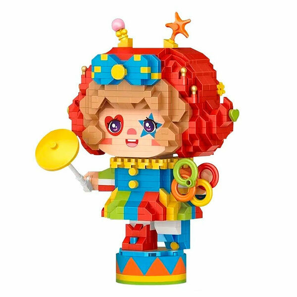 Конструктор LOZ 8917_MK Конструктор Девочка-клоун