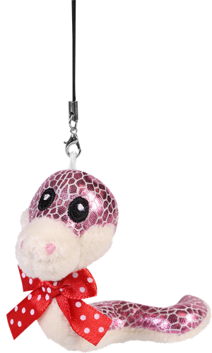 

Брелок Homeclub Символ года Змейка в бабочке блестящая 10 cм 1 шт. дизайн в ассортименте