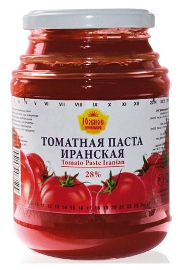 

Паста томатная Южное изобилие Иранская 28% 280 г