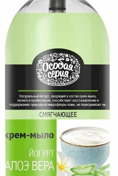 Крем-мыло жидкое Особая серия Йогурт алоэ вера 1 л