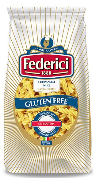 

Макароны спиральки Federici №42 без глютена 400 г