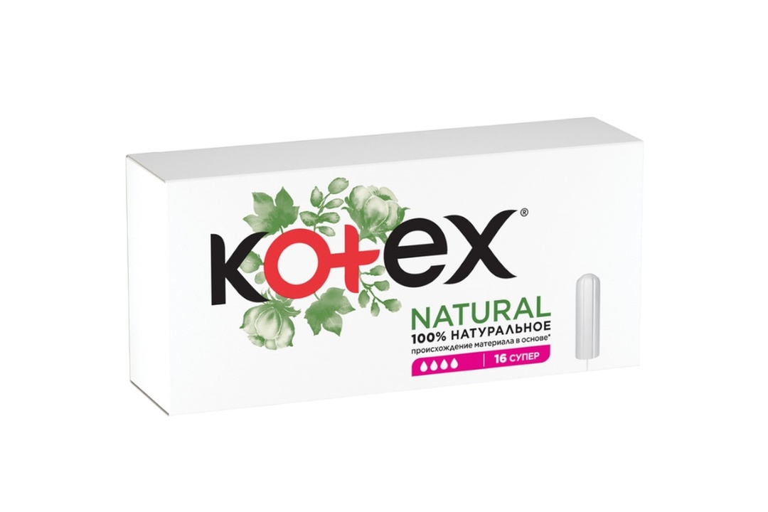 

Тампоны Kotex Natural Super 16 шт.