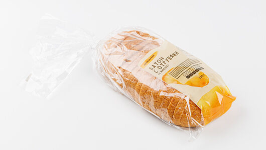 Батон с отрубями, нарезка