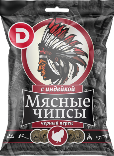 

Чипсы Дымов из мяса птицы с индейкой сыровяленые 25 г