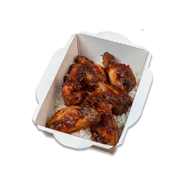 Крылышки Mfood.kz куриные барбекю с рисом замороженные 320 г