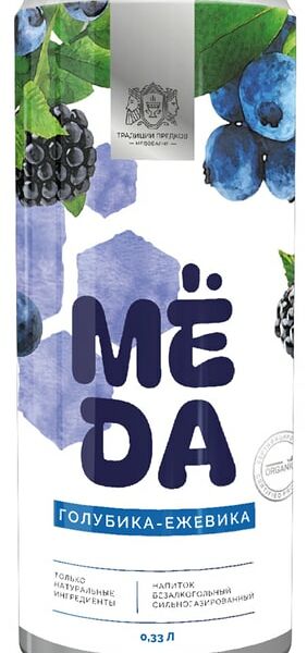 Напиток Меда Голубика-Ежевика 330мл