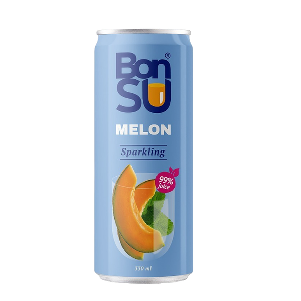 Напиток газированный Bonsu Дыня из сока, 330 мл