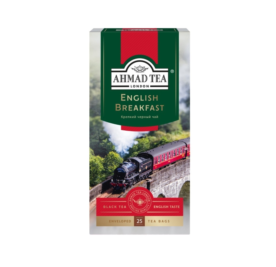 

Чай чёрный Ahmad Tea English Breakfast 25 шт х 2 г