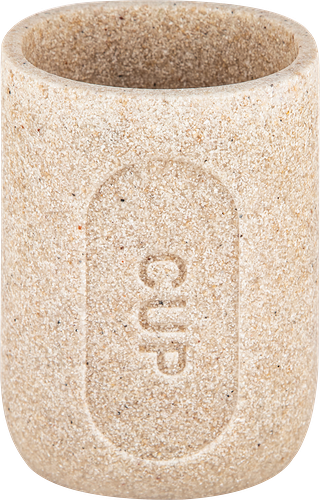 Стакан для зубных щеток Homeclub Natura полирезина