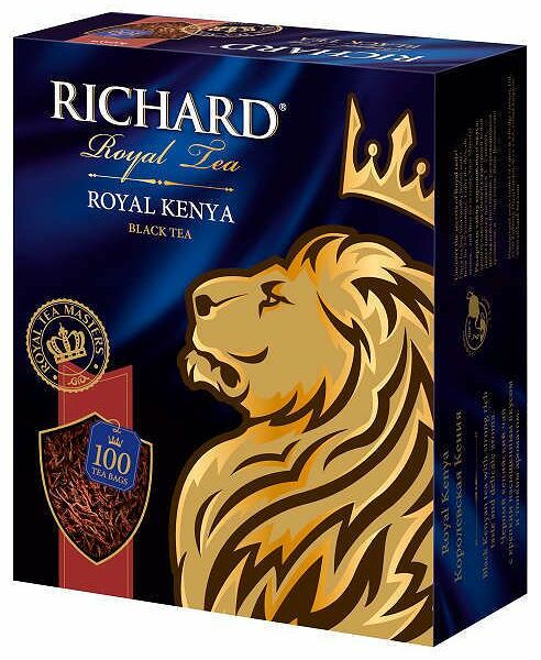 Чай черный Richard Royal Kenya в пакетиках 100 шт, 200г