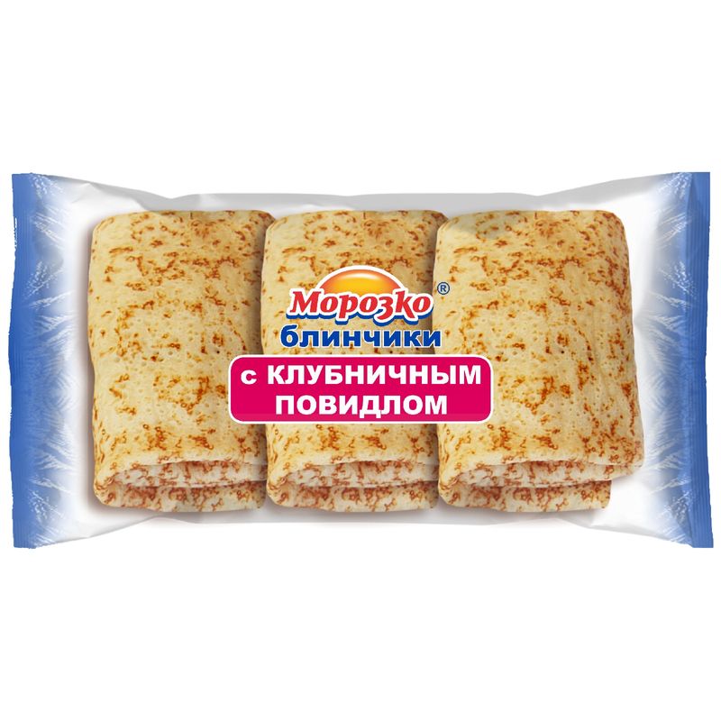 

Блинчики Морозко С клубничным повидлом 210 г