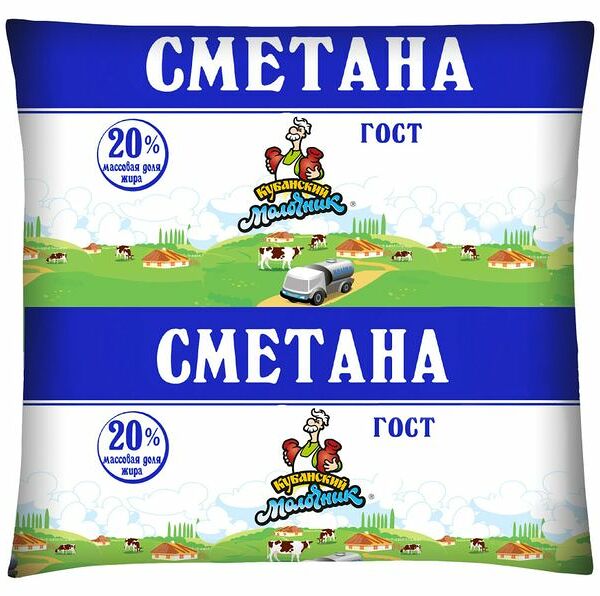 Сметана Кубанский Молочник 20%