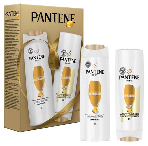 

Подарочный набор Pantene Pro V Интенсивное восстановление Шампунь для волос 250 мл + Бальзам-ополаскиватель 200 мл