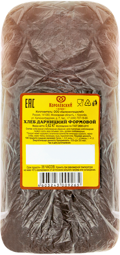

Хлеб Королёвский хлеб Дарницкий 620 г