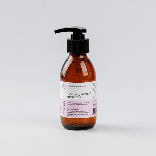 Гель для умывания для лица с салициловой кислотой Краснополянская косметика