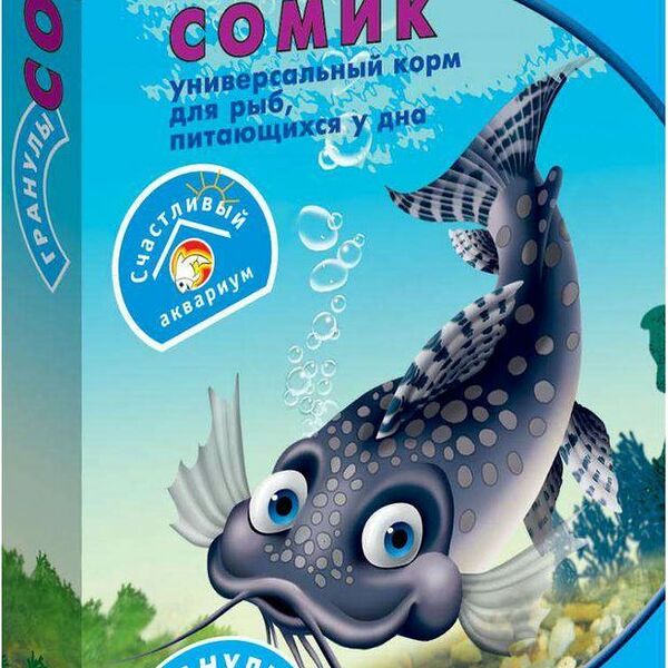 Корм для рыб Рыбята Сомик для придонных рыб универсальные гранулы 35 г