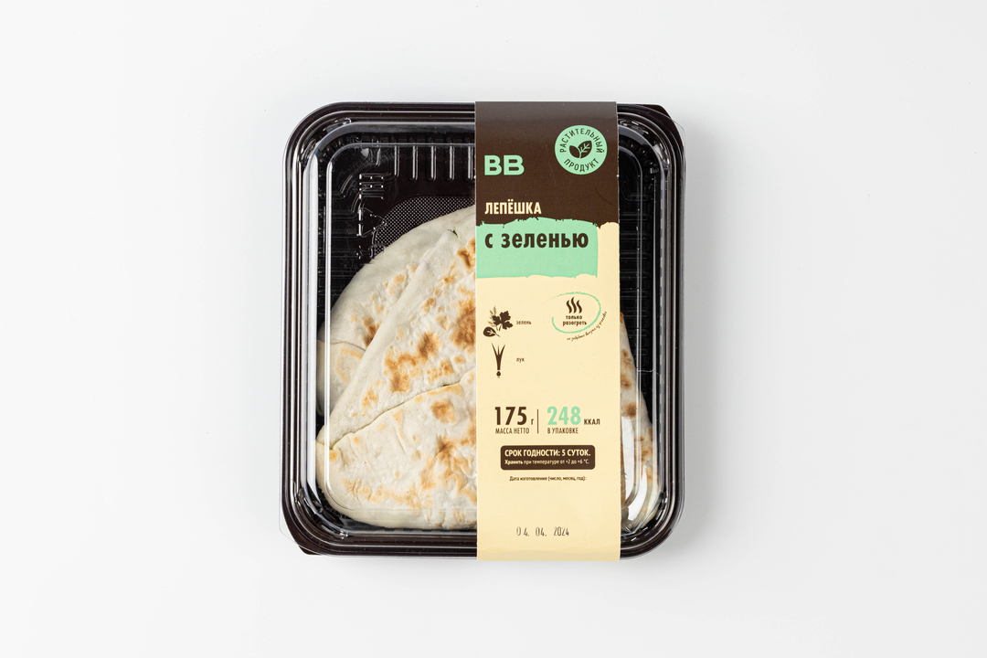 

Лепешка ВкусВилл с зеленью 175 г