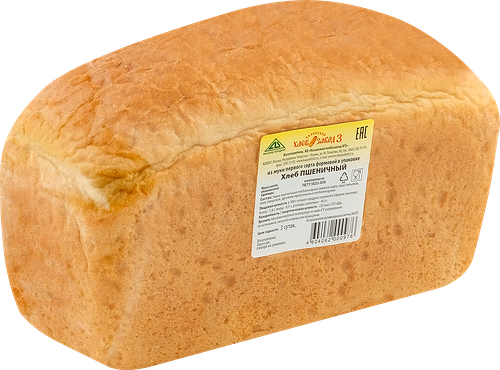 Хлеб пшеничный из муки первого сорта Казанский хлебозавод № 3