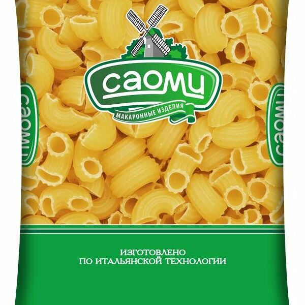 Макаронные изделия Саоми Рожки рифленые 400г