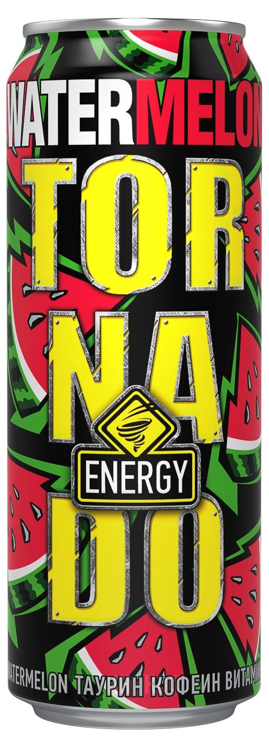 

Энергетический напиток Tornado Waterlemon со вкусом арбуза 450 мл