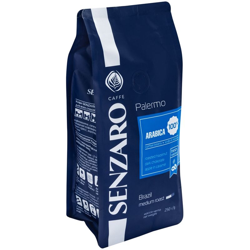 

Кофе Senzaro в зернах Palermo 250 г