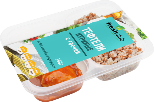 

Тефтели Freshclub куриные с гречей 300 г