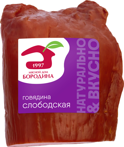 

Говядина Мясной дом Бородина Слободская копчёно-варёная вес